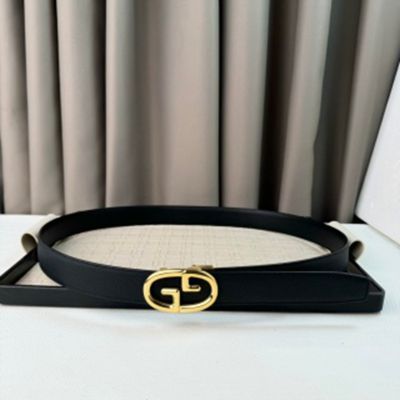 1:1  Hermes  Black Leather Belt  with Gold 'H' buckle Circular Buckle 3.5cm